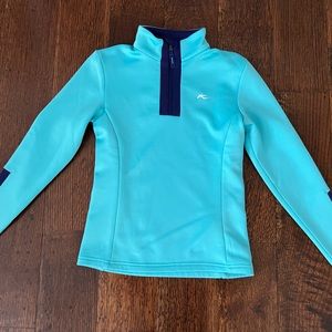 KJUS Girls Ski Winter Snow Mid-Layer Half-Zip Pullover - SIZE 140 (8)